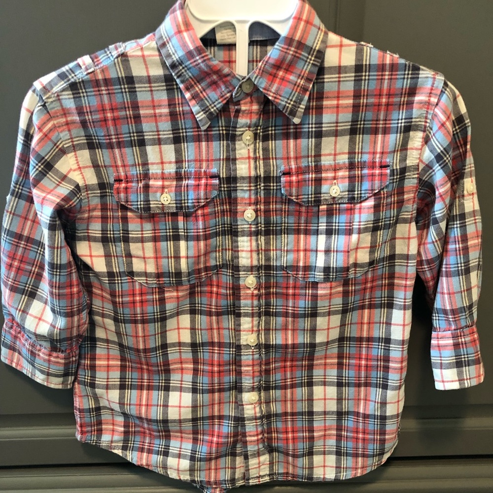 Crewcuts Boys Plaid Button Up.